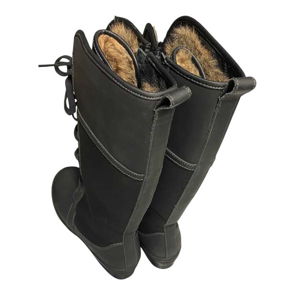 Clarks Tall Snow Boots New Women Knee High Faux F… - image 3