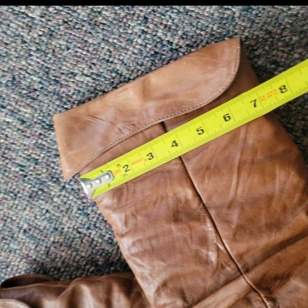 Jessica Simpson knee boots in tan sz 9 - image 10