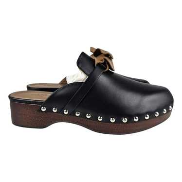 Hermès Carlotta leather mules & clogs - image 1