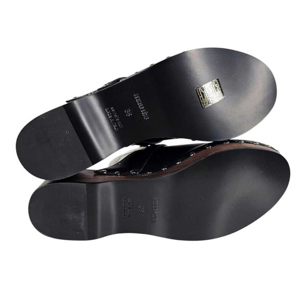 Hermès Carlotta leather mules & clogs - image 7