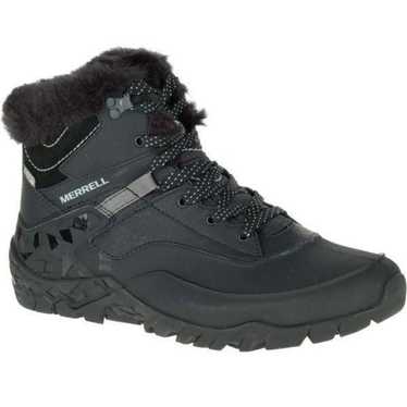 Merrell Aurora ice 6+ black faux fur boot size 8.5 - image 1