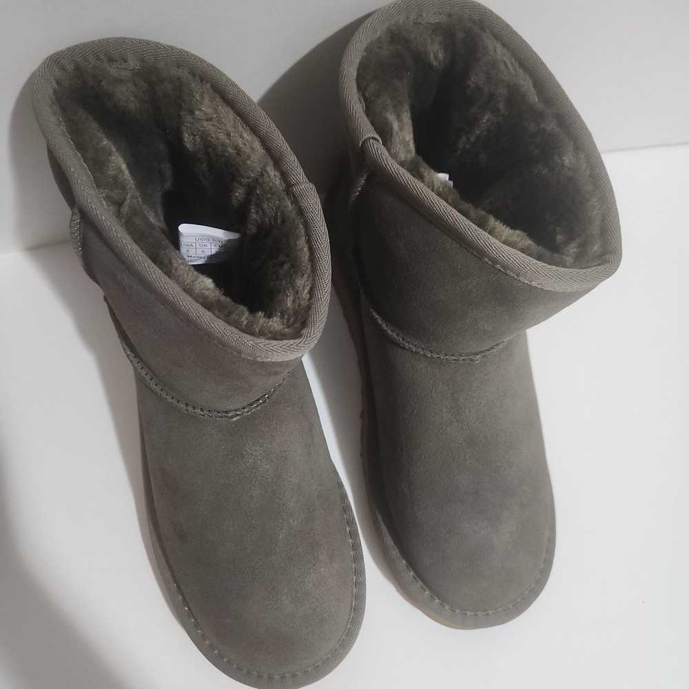 UGG Classic Mini II Boots Green Women's size 8 - image 2