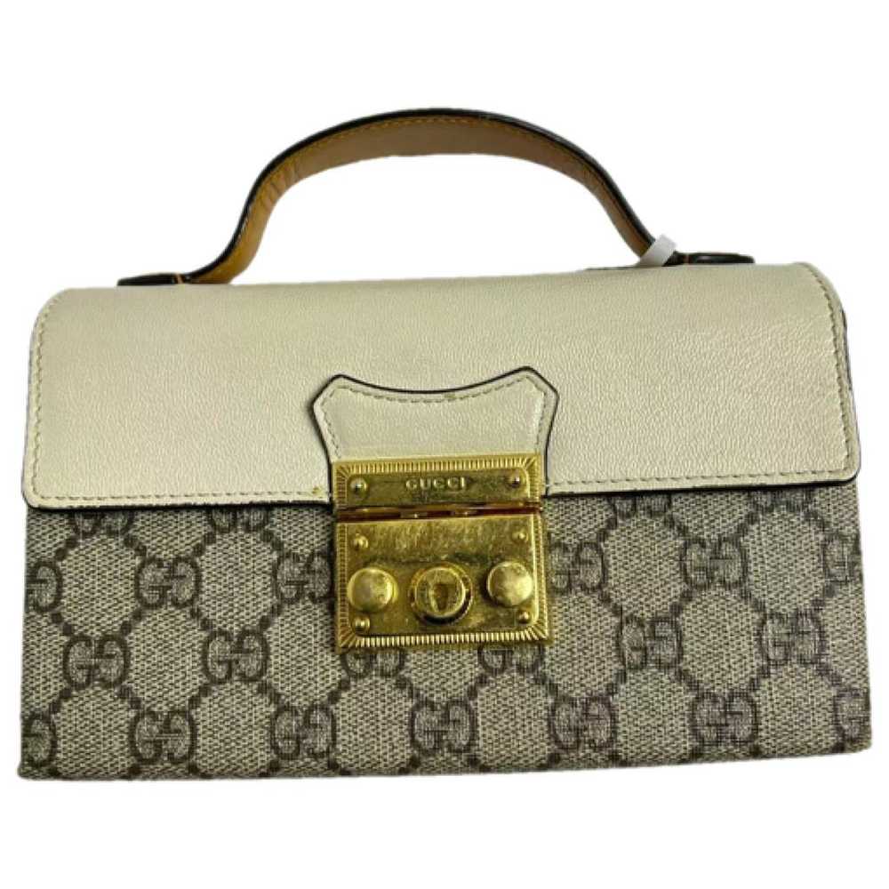 Gucci Padlock cloth handbag - image 1