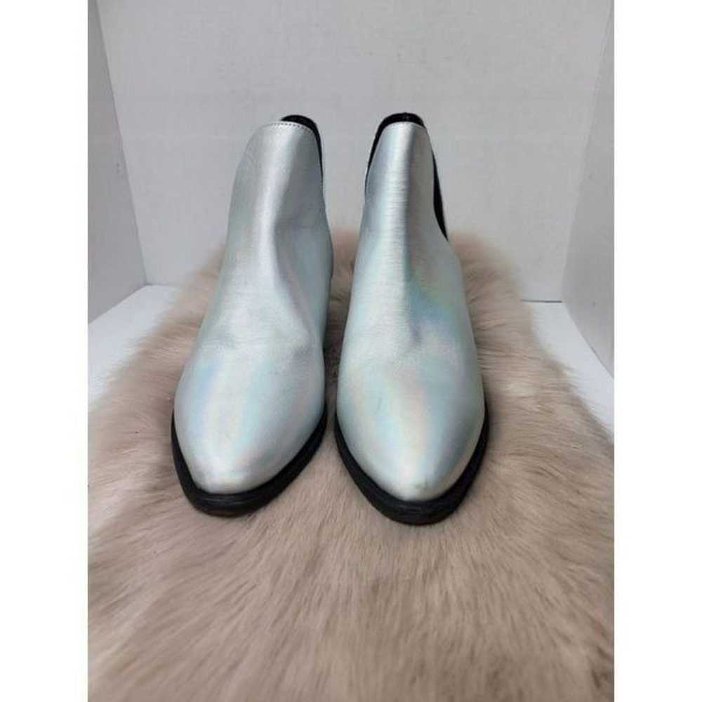 Free People Charm Iridescent Double V Bootie Size… - image 2