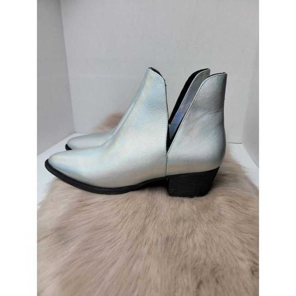 Free People Charm Iridescent Double V Bootie Size… - image 3