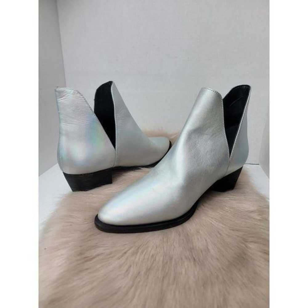 Free People Charm Iridescent Double V Bootie Size… - image 5