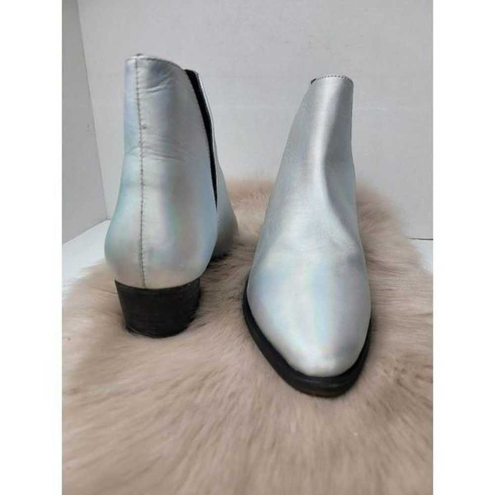 Free People Charm Iridescent Double V Bootie Size… - image 6