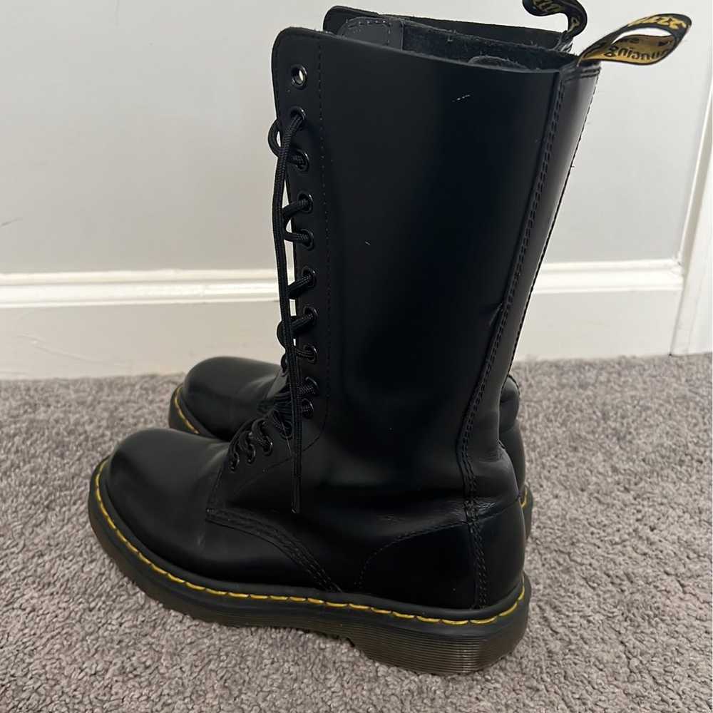 Dr Martens 1914 Smooth Leather Tall Boots Black - image 3