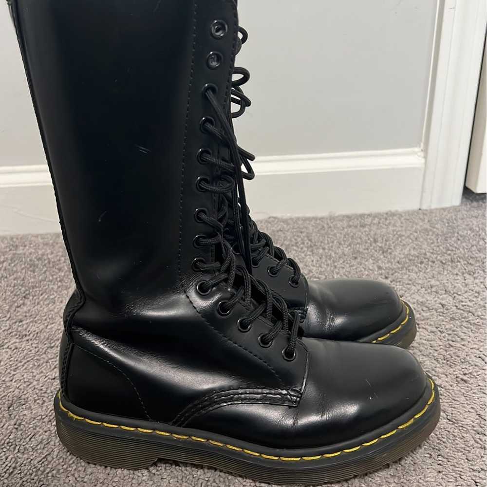 Dr Martens 1914 Smooth Leather Tall Boots Black - image 5