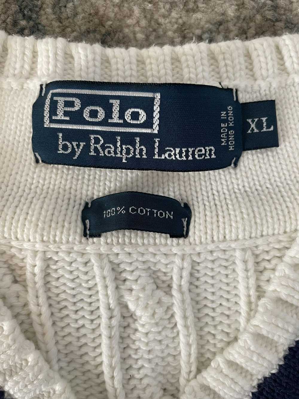 Polo Ralph Lauren × Vintage The Iconic Cable-Knit… - image 3