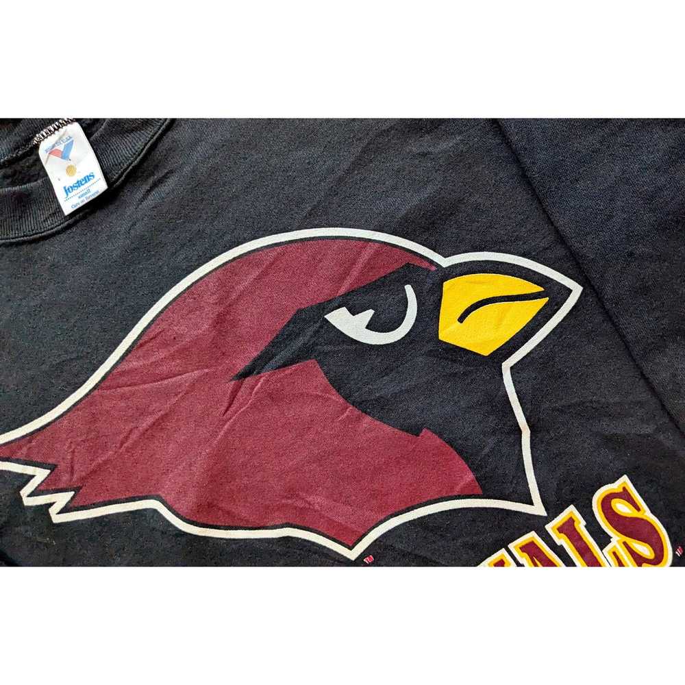 NFL Arizona Cardinals 90s JOSTENS crew S black NF… - image 2