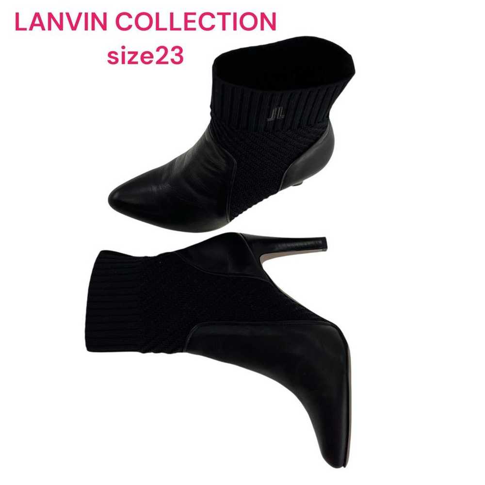 Lanvin Collection Ankle Boots Booties Black 23 - image 2