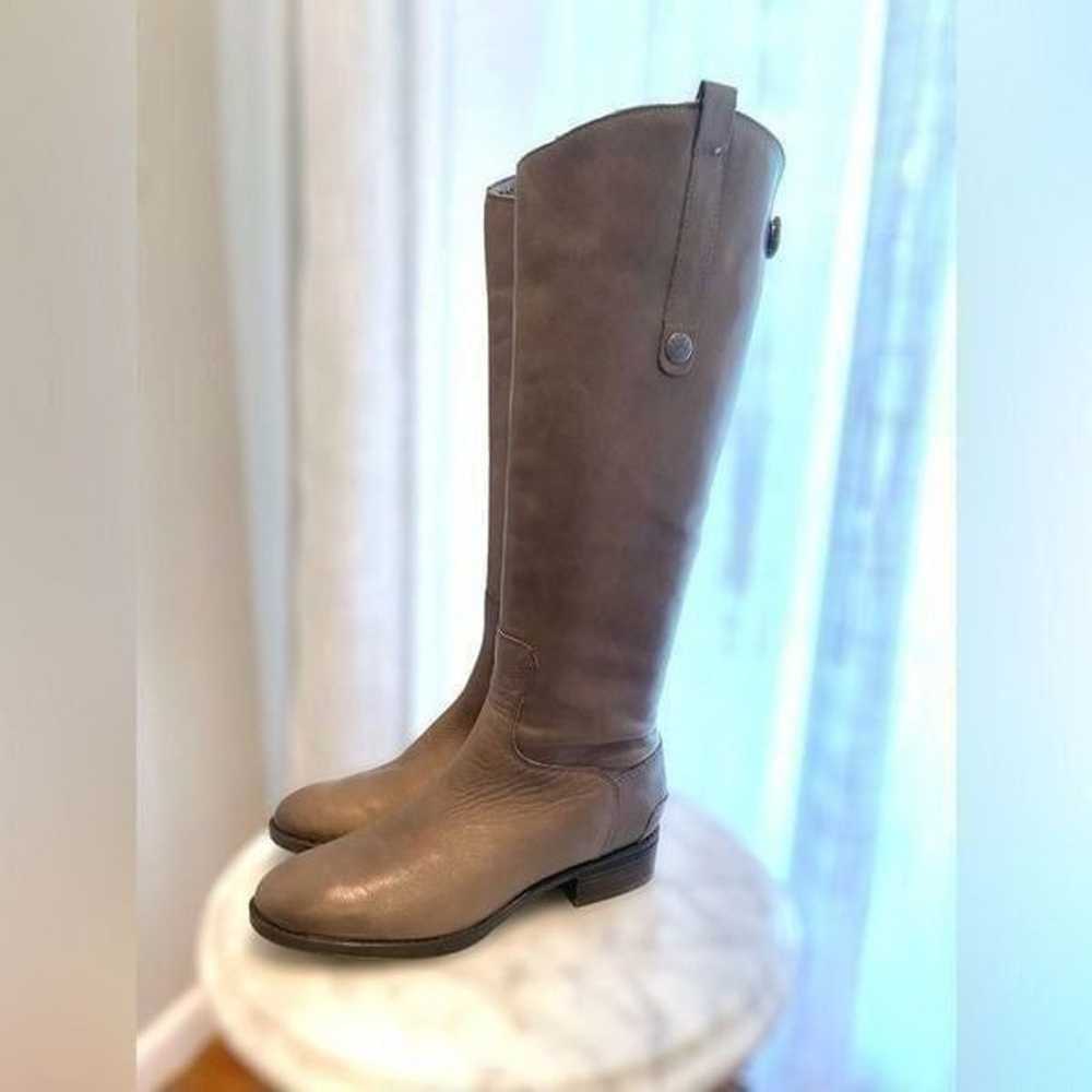 Sam Edelman Grey Penny Riding Boots Size 5.5M - image 11