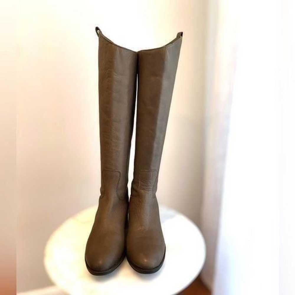 Sam Edelman Grey Penny Riding Boots Size 5.5M - image 5