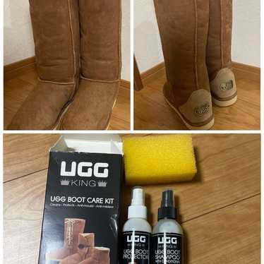 UGG KING Long Boots Sheepskin Boots made in Austra