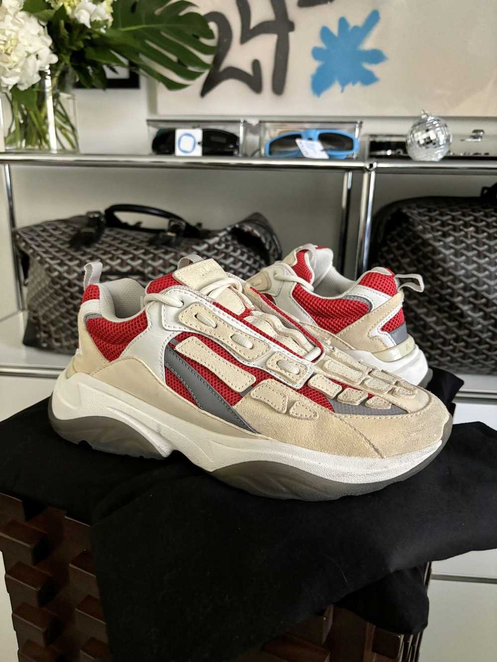 Amiri AMIRI BONES RUNNER SNEAKER - image 2