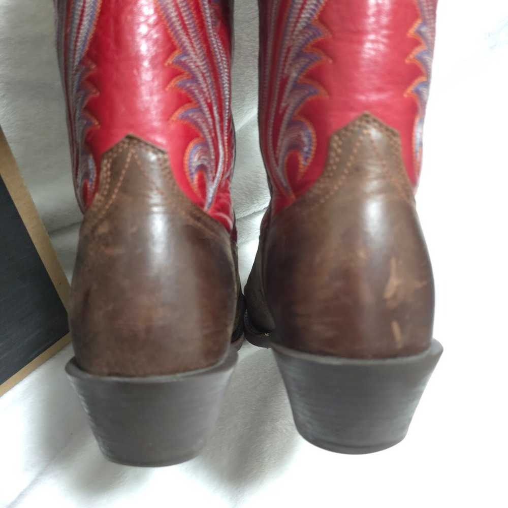 Ariat Legend Wing Tip Western Cowboy Boots size 10 - image 3