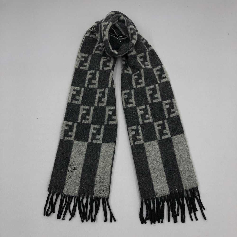 Fendi × Vintage Vintage Fendi Scarf Muffler FF Mo… - image 2