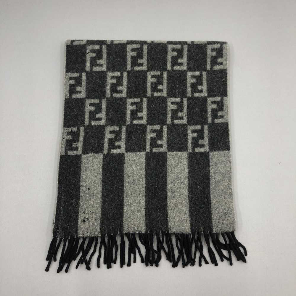 Fendi × Vintage Vintage Fendi Scarf Muffler FF Mo… - image 3