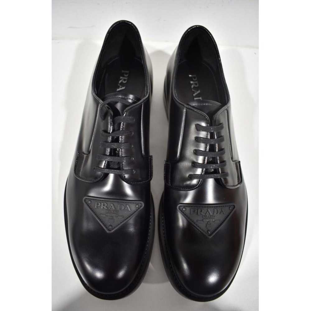 Prada Leather lace ups - image 7