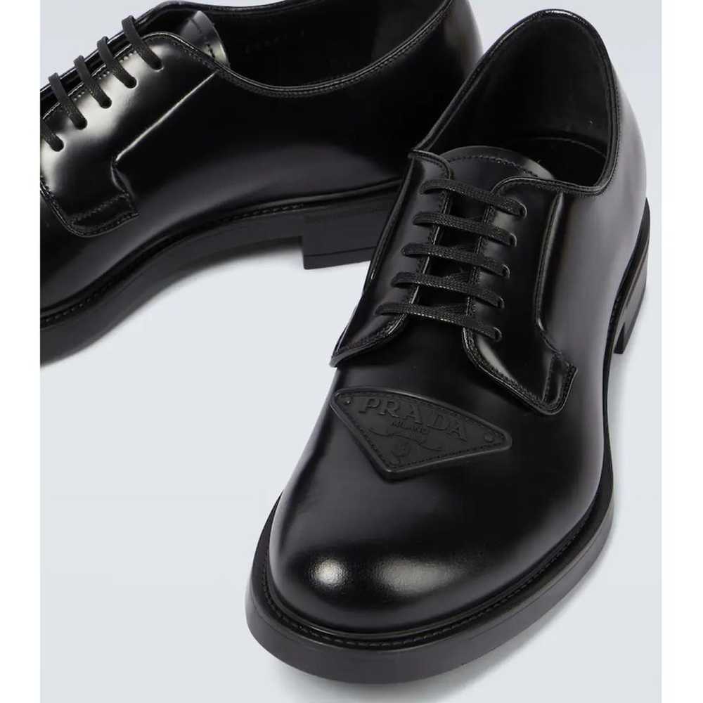 Prada Leather lace ups - image 8