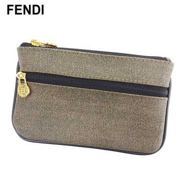 Auth FENDI Used Pouch Brand Accessory CaseSummer … - image 1