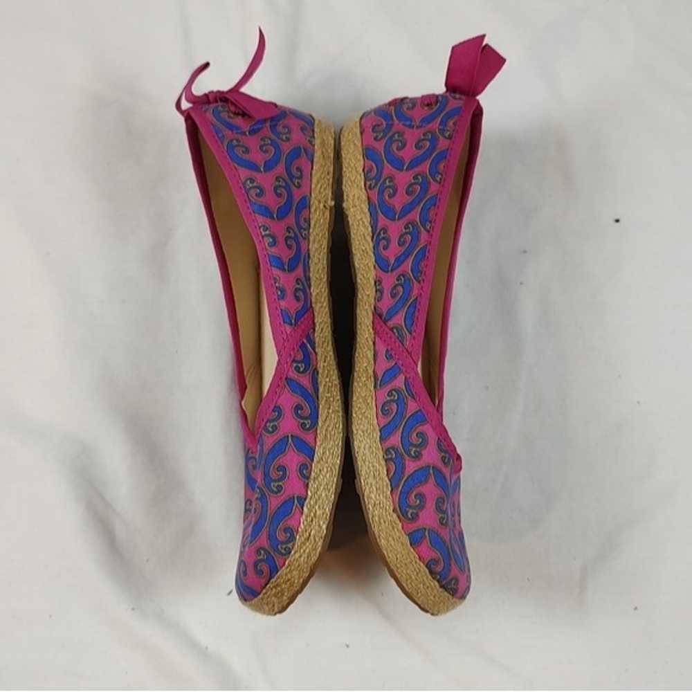 UGG Indah Marrakech Pink Blue Espadrille Flats US… - image 4