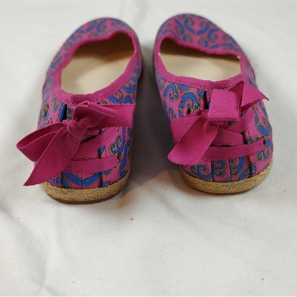 UGG Indah Marrakech Pink Blue Espadrille Flats US… - image 6