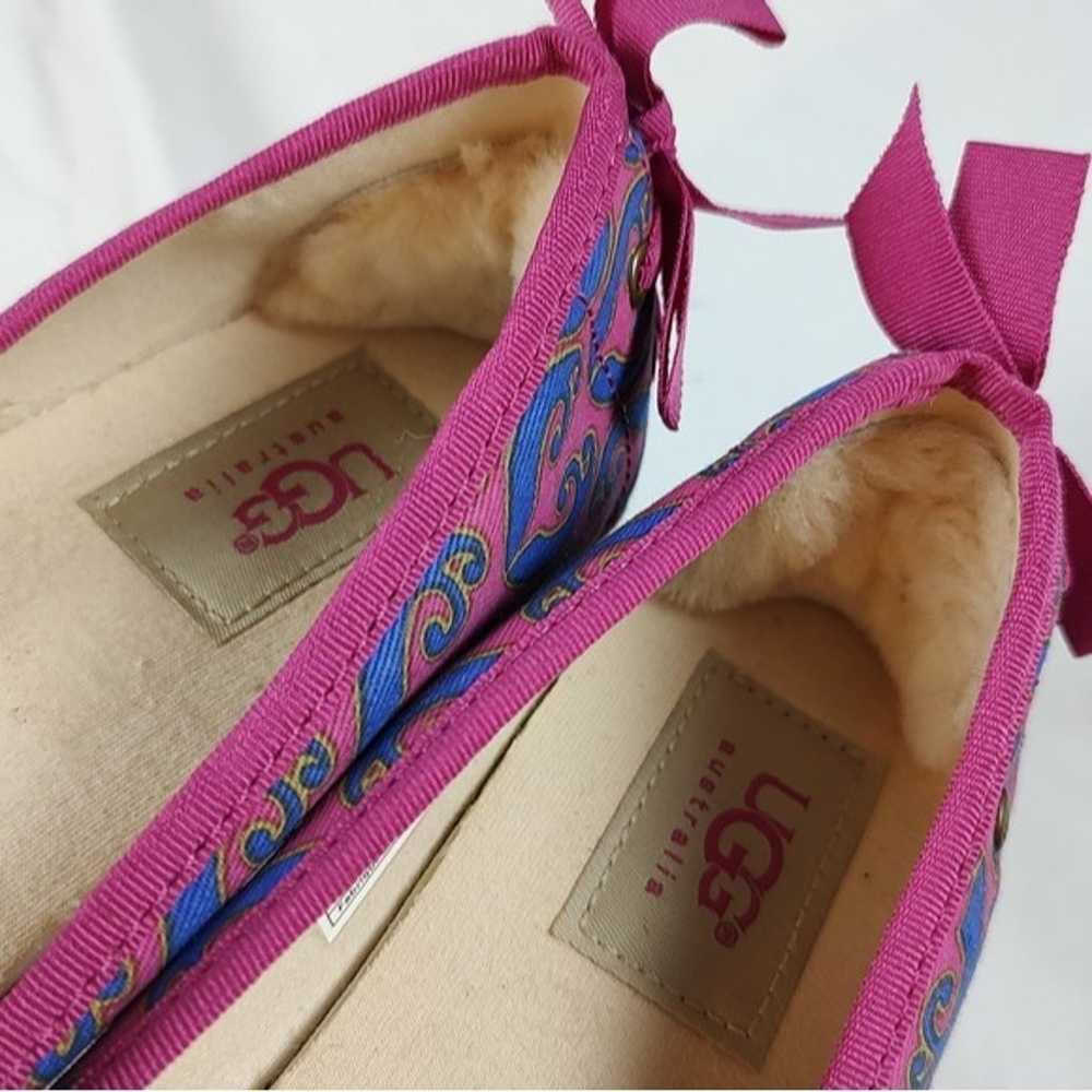 UGG Indah Marrakech Pink Blue Espadrille Flats US… - image 7