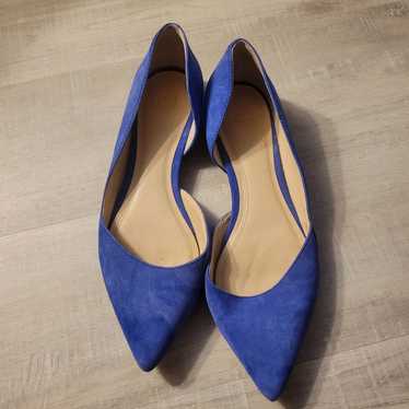 Marc Fisher LTD Blue Suede Flats