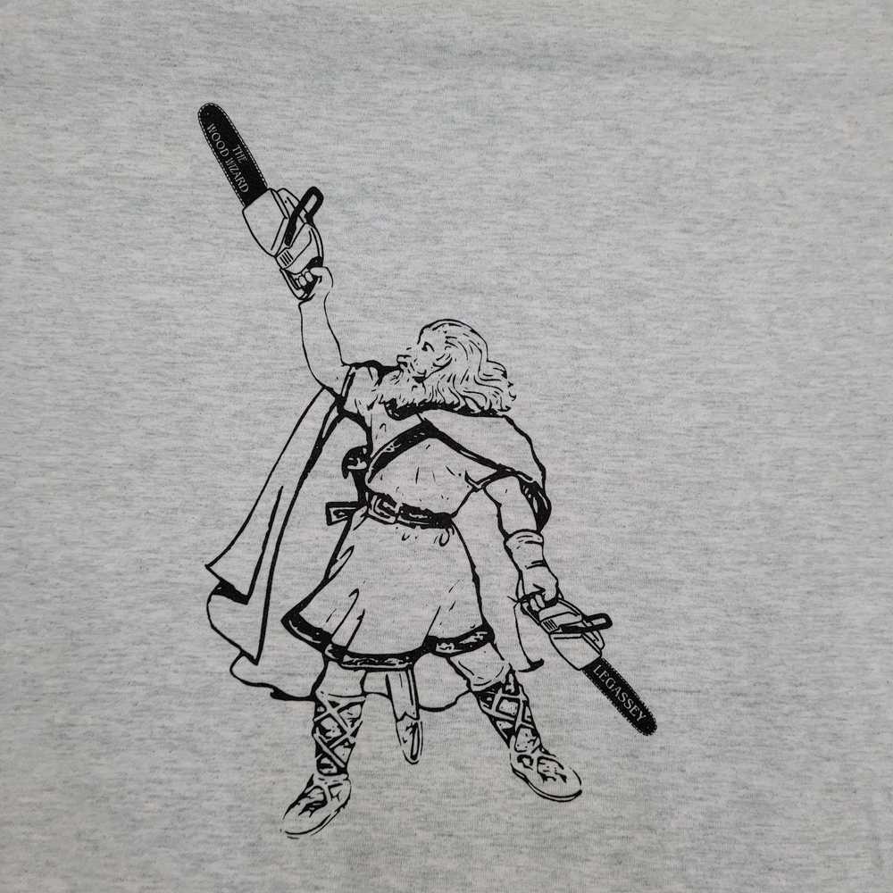 Fruit Of The Loom Vintage 90s Wood Wizard Shirt S… - image 9