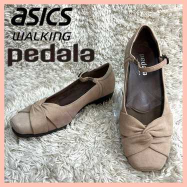 Asics Walking Pedala ◆ Suede Strap Pumps Comfort