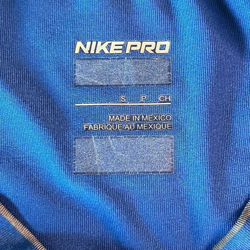 Nike Nike Pro Men's Small Blue Fit Shirt - image 3