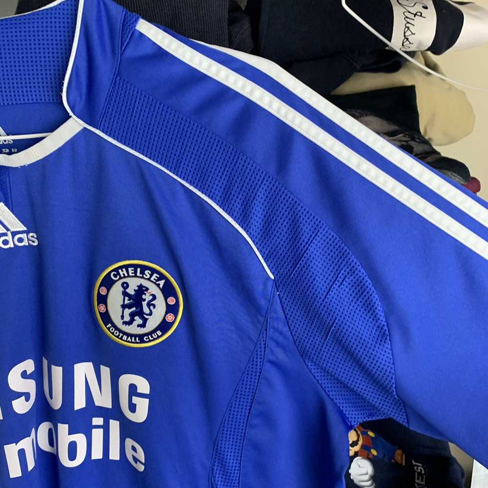 Adidas × Chelsea × Soccer Jersey Rare! Vintage Ch… - image 12