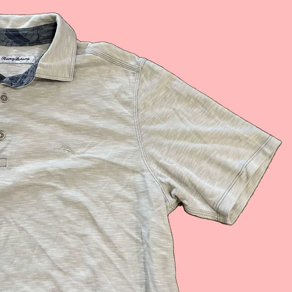 Tommy Bahama Classic Beige Polo Shirt for Men in … - image 2