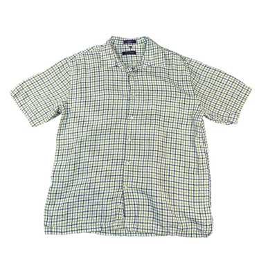 Alan Flusser Alan Flusser Mens XXL White Blue Gree