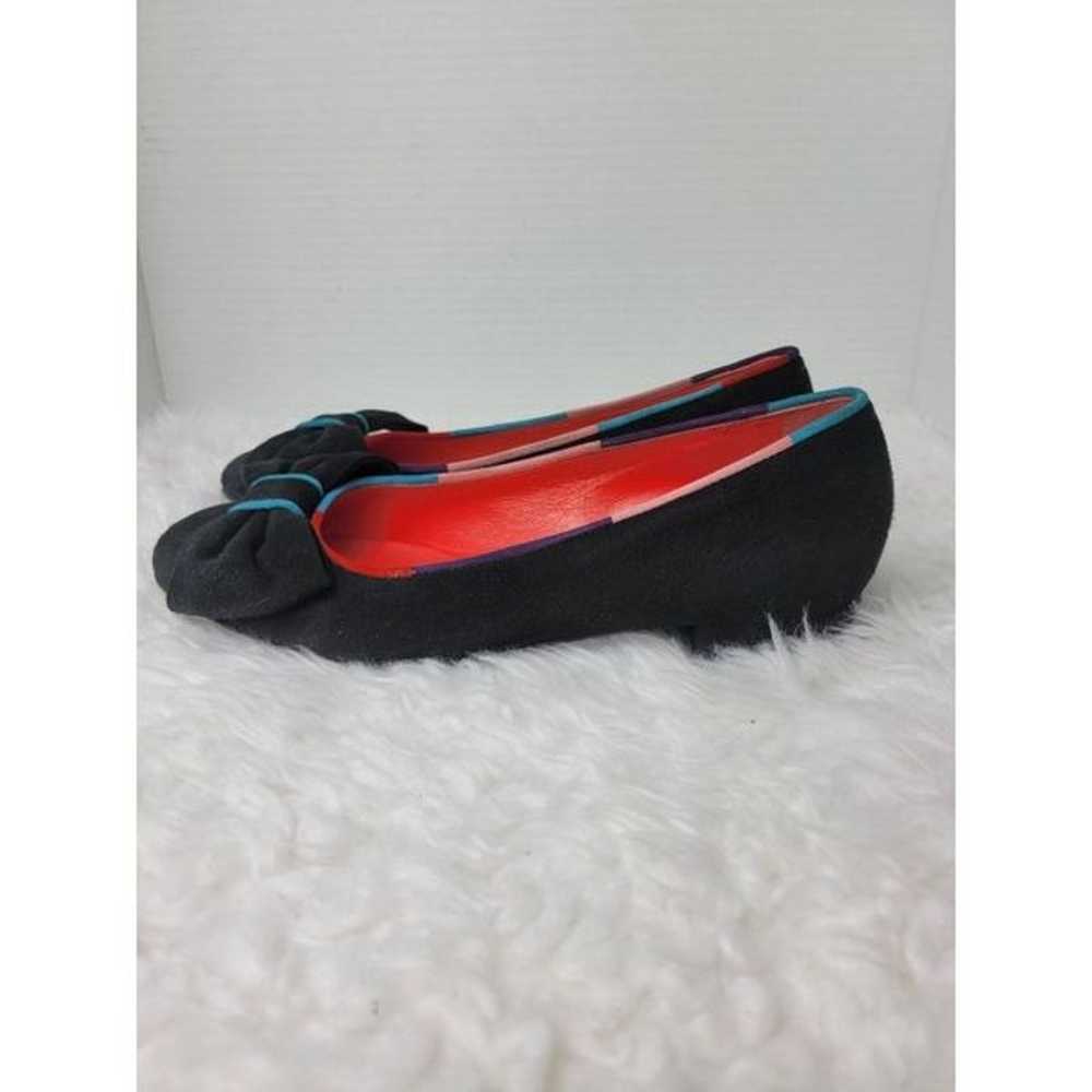 Pas De Rouge Womens Ballet Flats Size 6.5 Black S… - image 3