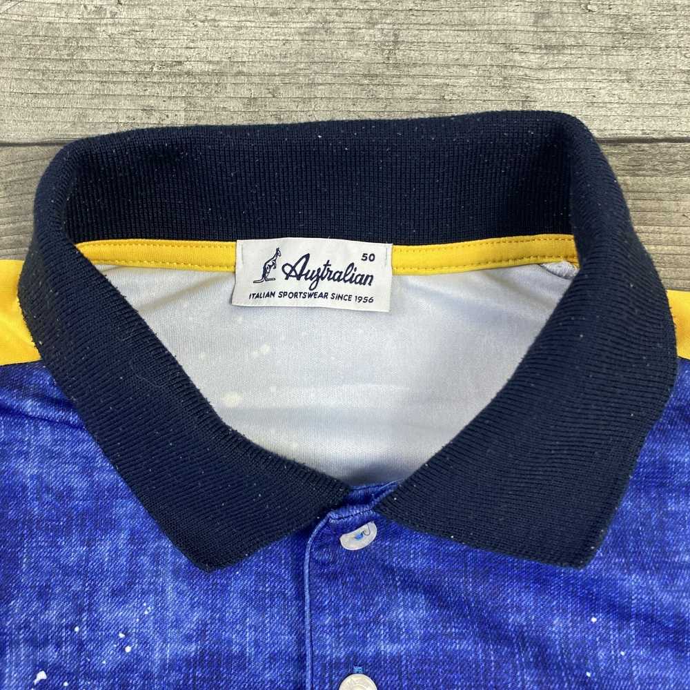 Australian Lalpina Polo Shirt Blue Mens 90s Retro… - image 2