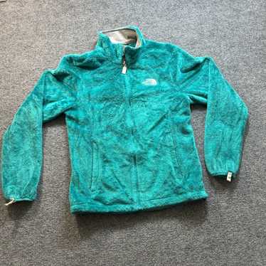 The North Face Mint Green Full Zip Purple Fleece O