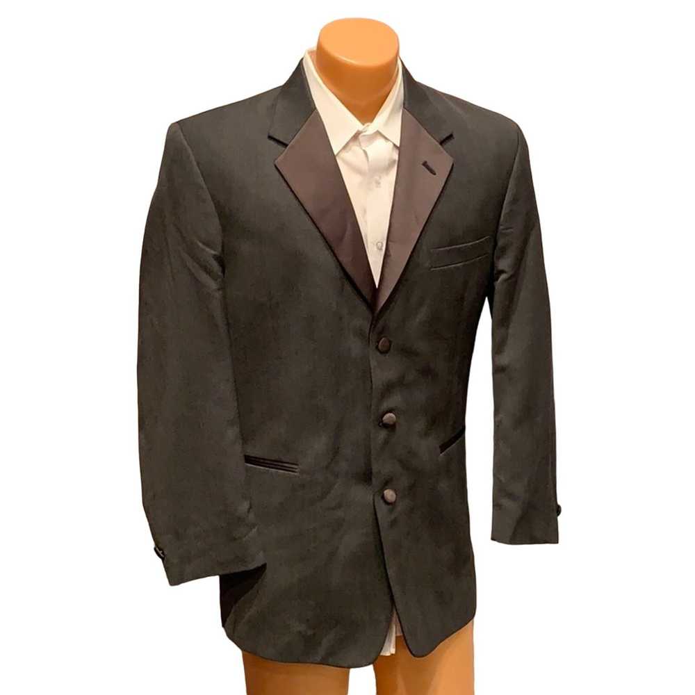 Chaps Chaps Ralph Lauren 40R GRAY Pointy Lapel Me… - image 1