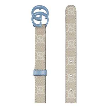 Gucci Gg Buckle leather belt