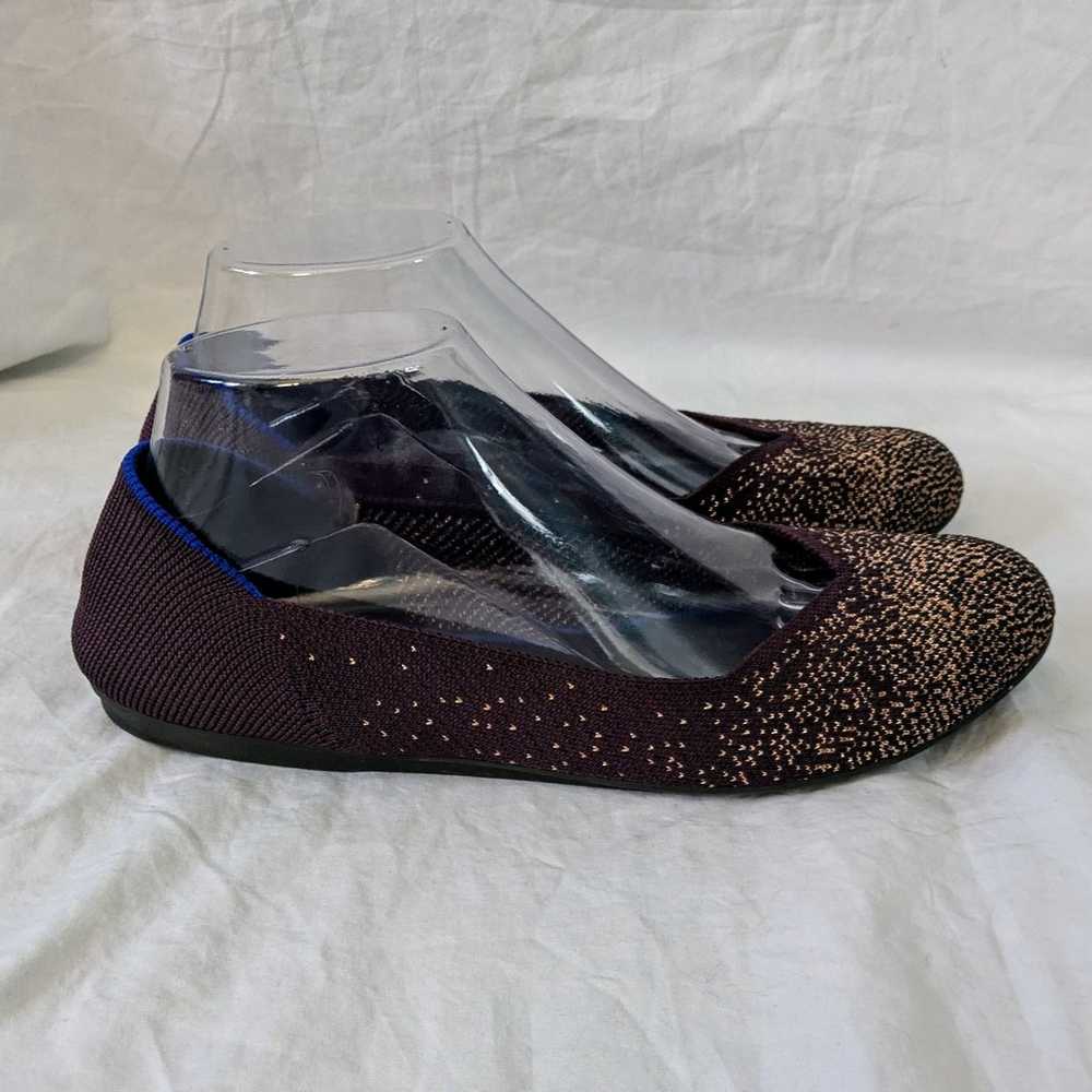 Rothy's Metallic Eggplant Shoes Size 8.5 - image 6