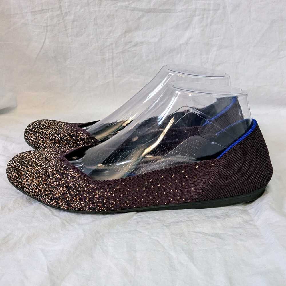 Rothy's Metallic Eggplant Shoes Size 8.5 - image 7