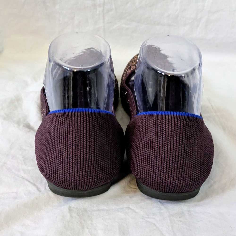 Rothy's Metallic Eggplant Shoes Size 8.5 - image 8