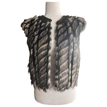 Twelfth St. by Cynthia Vincent Faux fur vest