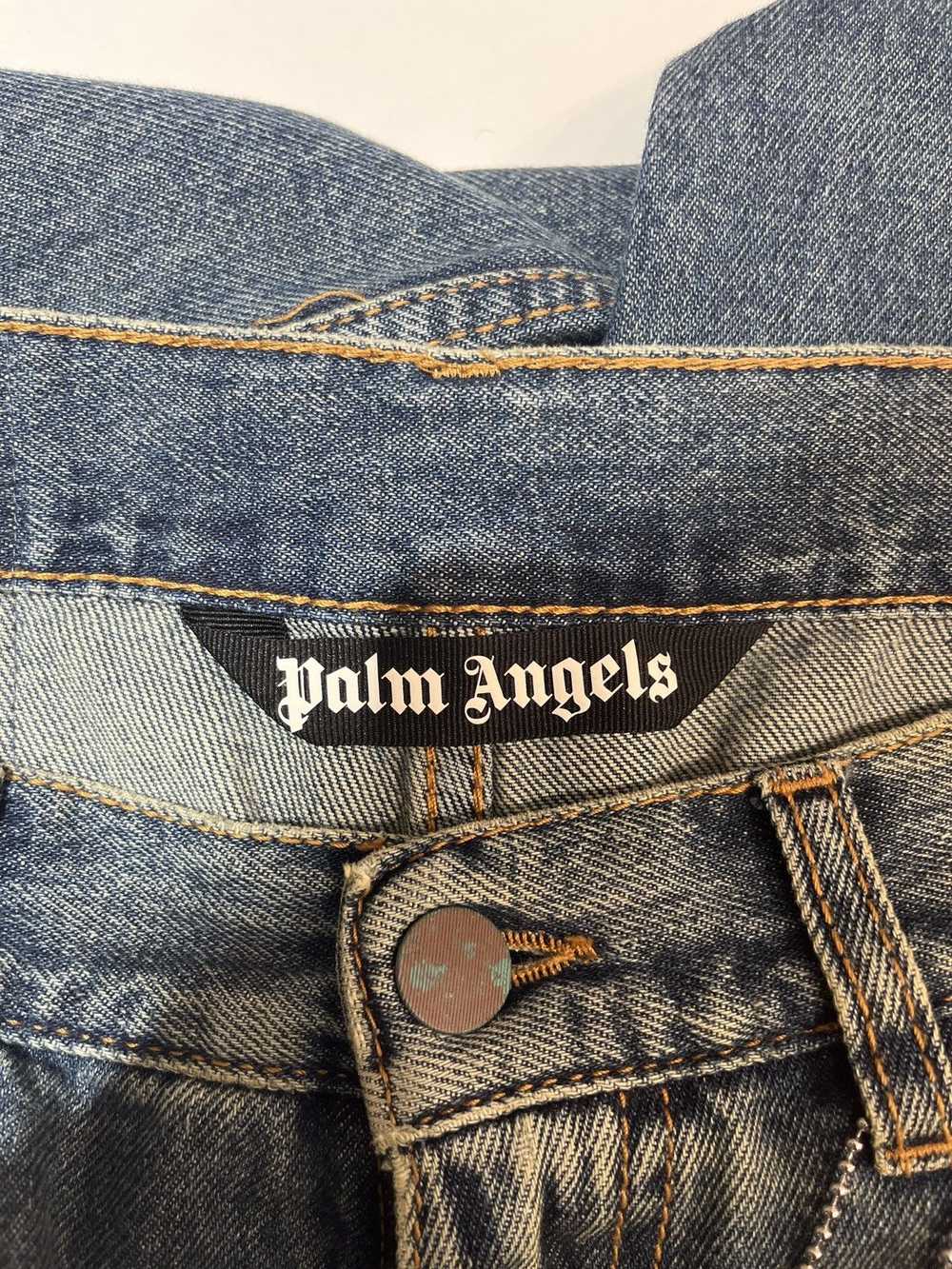 Palm Angels Palm Angels Acid Wash Flare Jeans Siz… - image 4