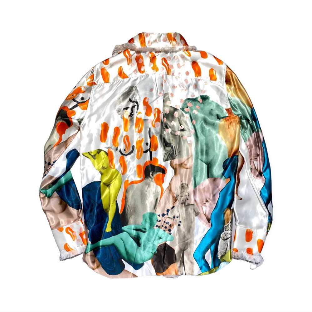 Marni $1,990 runway silk collage shirt - image 2