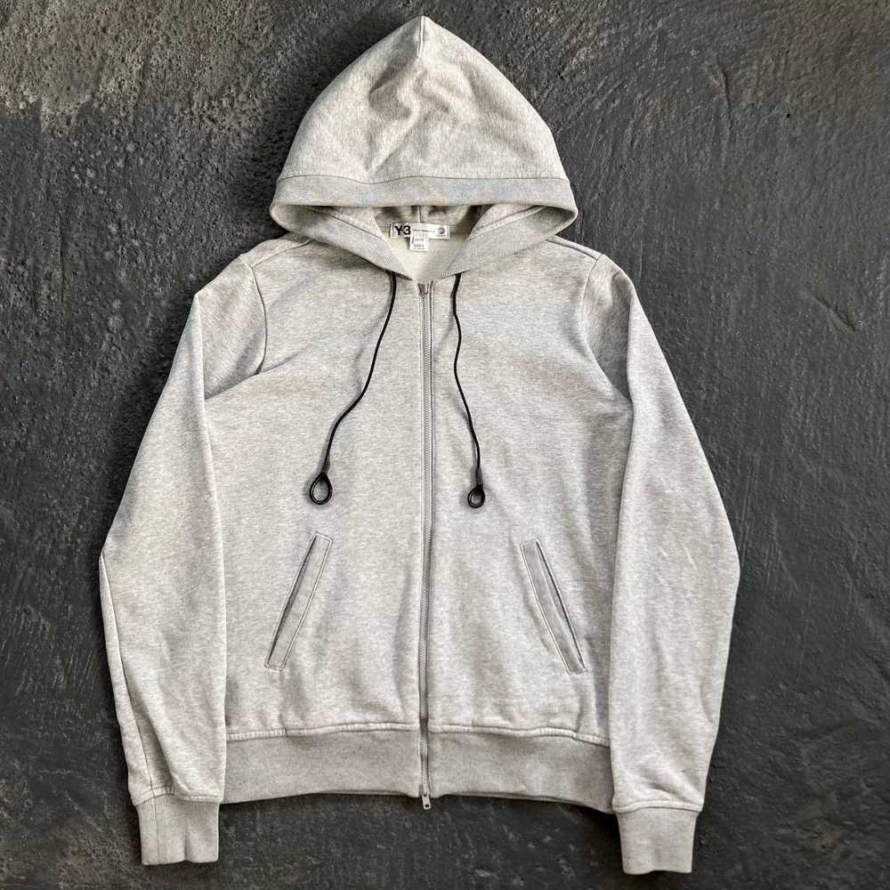 Y-3 Y-3 Zip-up Gray Hoodie - image 2