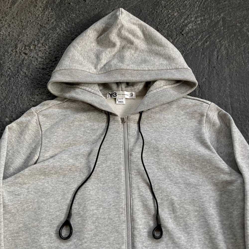 Y-3 Y-3 Zip-up Gray Hoodie - image 3