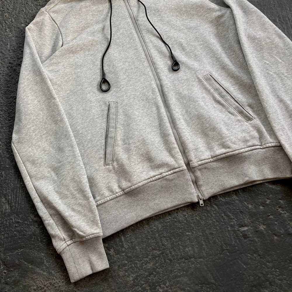 Y-3 Y-3 Zip-up Gray Hoodie - image 5